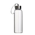 18oz Borosilicate Glass Drinking Water Bottle with Cloth Sleeve. Customized Logo Borosilicate Water Bottle